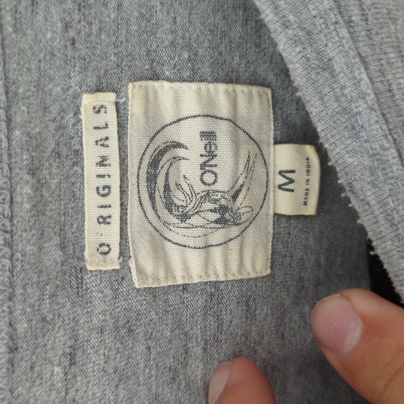 O'neill grey & blue long sleeve tee in medium - Picture 3 of 3